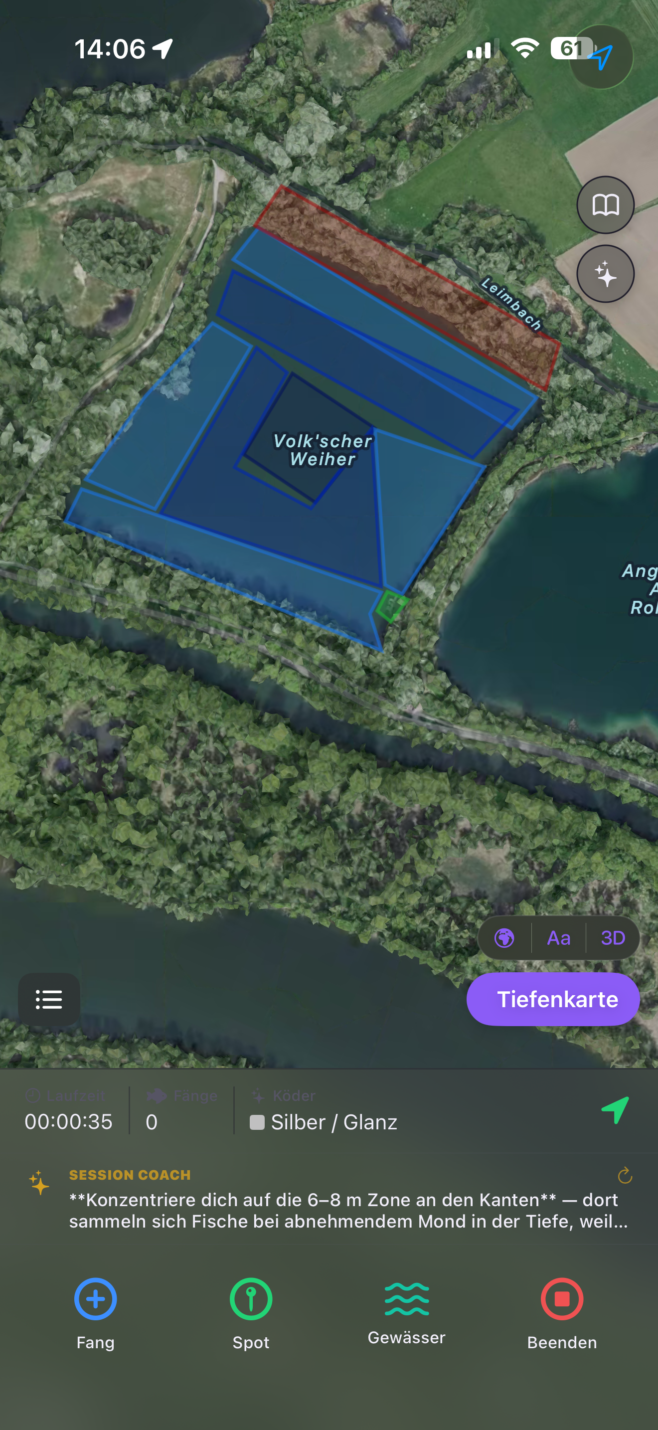 Fishing App: iOS Screenshot